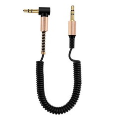 3.5mm Male to Male AUX Cable Cord L-Shaped Right Angle Car Audio Headphone Jack