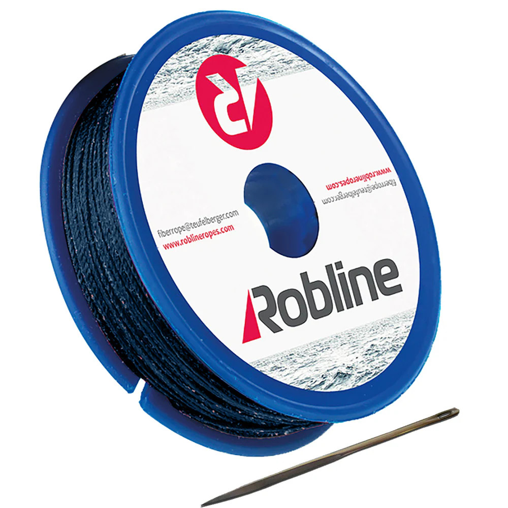 Robline Waxed Whipping Twine Kit – 0.8mm x 40M – Dark Navy Blue [TY-KITBLU]