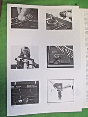 DUAL TURNTABLE CS 1254 OWNERS MANUAL ORIGINAL NOT A COPY SEVERAL LANGUAGES