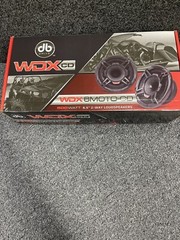 DB Drive WDX6MOTO-CD 500W 2-Way Loudspeaker – Black