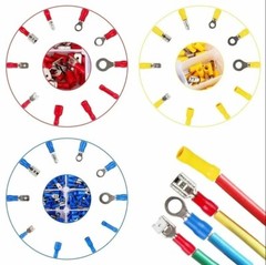 300Pcs Mixed Insulated Solderless Crimp Electrical Wire Connectors Terminals Kit