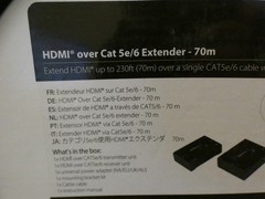 StarTech ST121HDBTE HDMI Over CAT5e HDBaseT Extender Power Over Cable 4K NOB