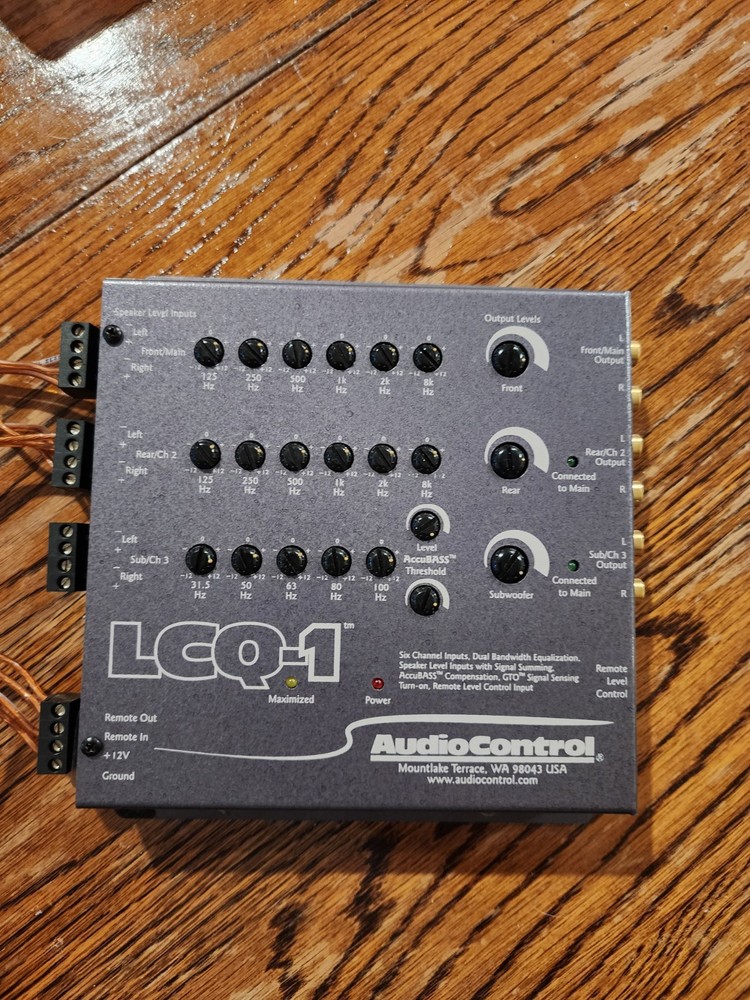 Audio Control LCQ-1 6-Channel Line Output Converter with Multi-Channel Equalizat