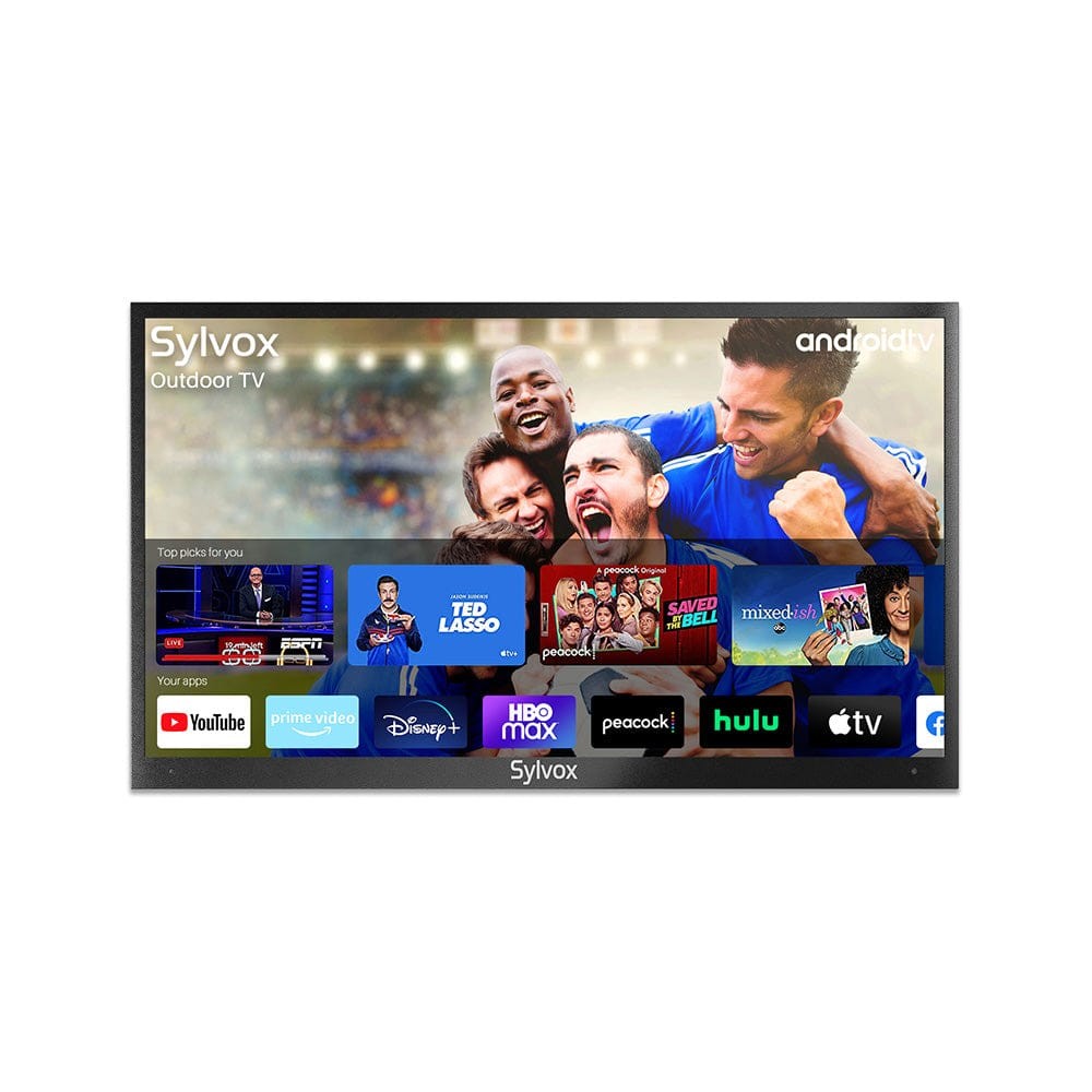 SYLVOX 65” Smart TV Outdoor TV Waterproof 4K 1000 nits for Deck Pro Partial Sun