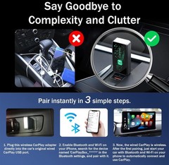 Wireless CarPlay Adapter Plug and Play Conversion Box New Sealed