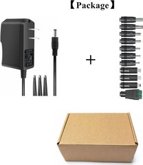 Universal 5V 2A AC Adapter Power Supply with 11 DC Plug Tips AC to DC5V 1.5A 1A