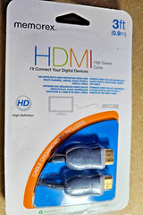 -New Memorex High Speed HDMI Cable – 3 ft foot – 24K Gold Plated – 4K 2K – New-