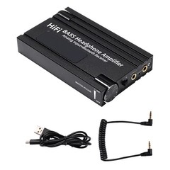 HIFI Headphone Amplifier Stereo Audio 3.5mm AUX 16-600Ω Portable for MP3/MP4/PS4