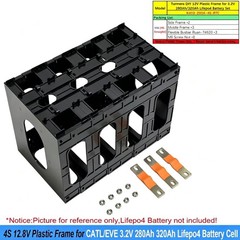 12V Battery Frame for 3.2V CATL EVE 280Ah 320Ah 360Ah Lifepo4 Plastic Holder Kit