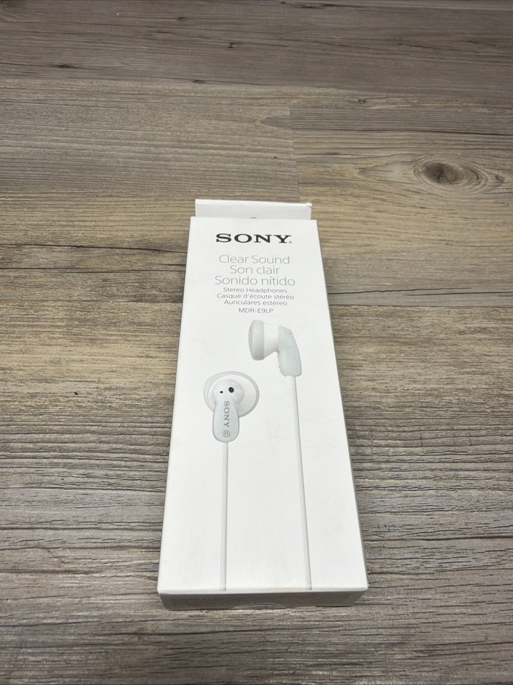 Sony MDR-E9LP Fashion Earbuds Stereo In-Ear Only Headphones – White New