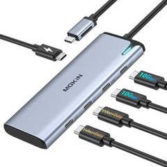 USB C to USB C Hub Dual Monitor, USBC Splitter with 4K@60Hz DP Alt … Fast Ship