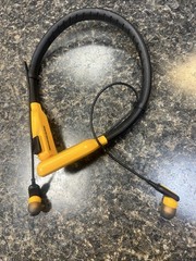 DeWalt Jobsite Pro Max Neckband Earphones in yellow and black