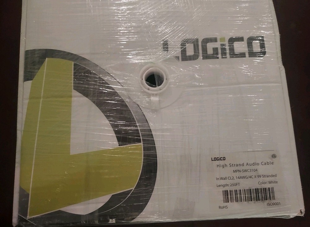 Logico In Wall High Strand Audio Cable 14AWG/4C X 99 Strands. CL 2 Rated.