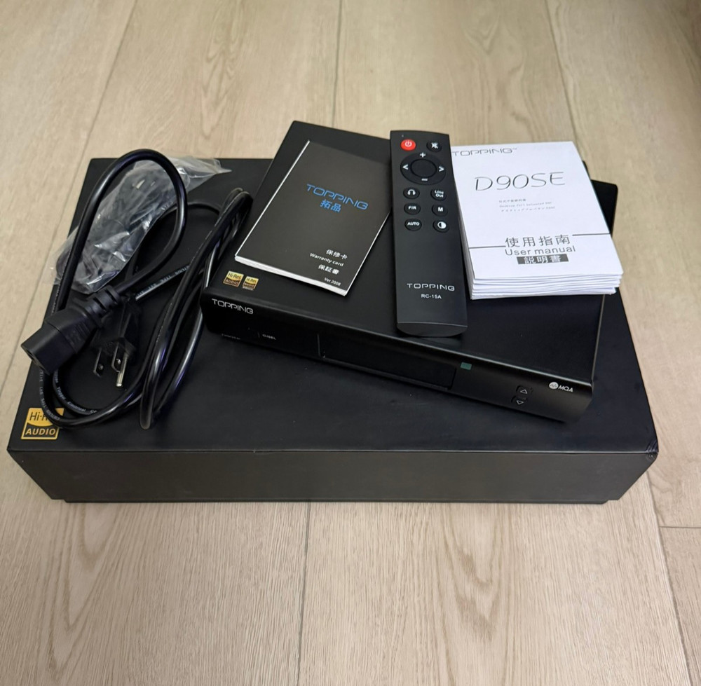 Topping D90 SE Discrete DAC – Perfect Condition and Tested Working