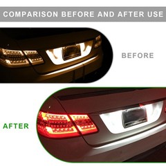 2PCS LED License Plate Light Tag Lamp Assembly 6500K White Rear Car Tag Lamp