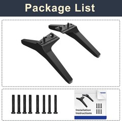 Durable ABS TV Stand Legs for LG TVs – Fits 49-55 Inch Models, Hassle-Free Setup