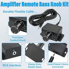 Amplifier Series Bass Knob Control Kit,3.5mm Universal Bass Knob Control | Compa