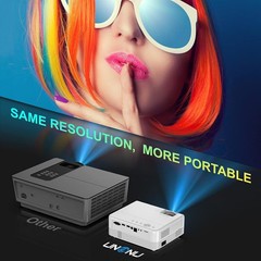 Unenu 1080P Portable Projector 8500L WiFi Bluetooth Android/IOS *612A2A