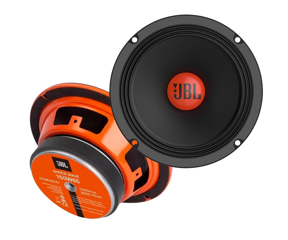 2x JBL Shock Wave 150W65 6.5″ 600W Peak (300W RMS) Midrange Speaker Set