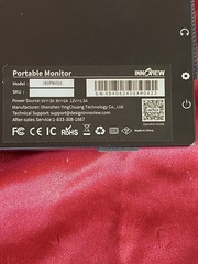 Innoview Portable Monitor 15.8 INVPM406 FHD LCD IPS Display Monitor