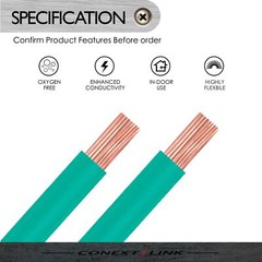25ft 18GA Gauge Primary Wire Power Cable Turn On Hook Up Remote Green OFC Copper
