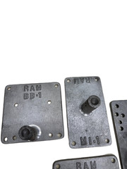 RAM Mounts BB-1, MI-1, RMR-D-201 Marine Aluminum Base Mixed (LOT OF 6) 🔥