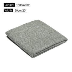 Grey Speaker Mesh Grill Stereo Fabric Dustproof 50cm x 150cm 20″ x 59″