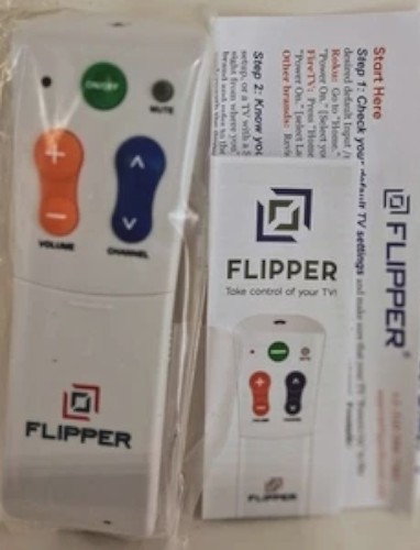 FLIPPER BIG BUTTON UNIVERSAL TV CABLE REMOTE CONTROL – Seniors Elderly~NEW