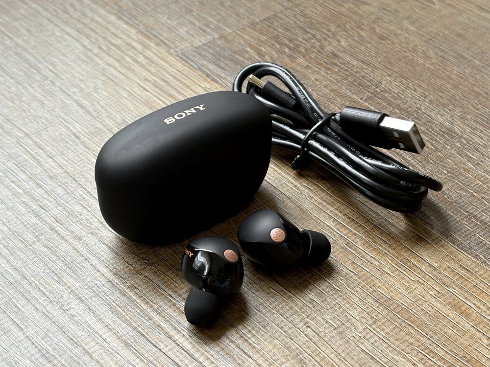 SONY WF-1000XM5/B Earphones Wireless Bluetooth Noise Canceling – Black #E