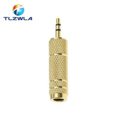 TRS Stereo Audio Headphone Adapter 6.35mm 1/4″ Male to 3.5mm 1/8″ Female Jack