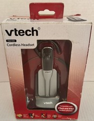 VTech IS6100 Silver/Black Clip Headset Dect 6.0 Technology New in Open Box