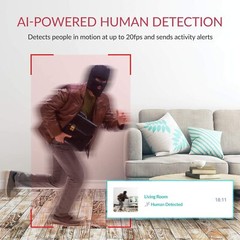YI 4pc Home Camera 1080p Wireless IP Security Surveillance System Night Vision