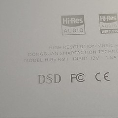 HiBy R6 III Gray High-Resolution Portable Music Player (Parts or Repair)