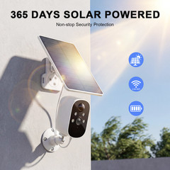 XVIM WiFi Solar Wireless Home Camera Security System Outdoor Camera 2K Monitor
