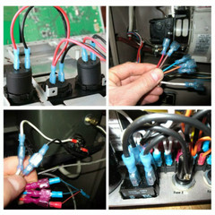 500X Insulated Female Male Spade Crimp Terminal Quick Disconnect Wire Connectors