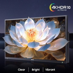 Sylvox 43” Outdoor Smart TV for Partial Sun Google TV QLED Dolby 1000nits IP55