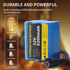 12V 24V Rechargeable Lithium-ion Battery For DIY Projects
