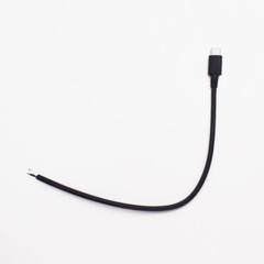 5pcs 25cm USB C Type-C Male Plug Cable 2 wires Power Pigtail Cable Cord DIY -US