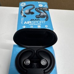 JLab JBuds Air Sport True Wireless Bluetooth Ear-Hook Earbuds IP66 w/ Case