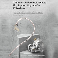 KZ EDX Pro in-Ear Stage Monitor Headphone Dual Magnetic Dynamic Earphones M5L6