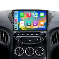 4+64G CarPlay Stereo Radio Android 13 For Hyundai Genesis Rohens Coupe 2013-2016