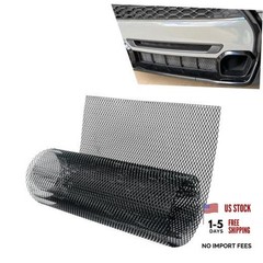 1 PC Car Grill Mesh Sheet, Aluminum Bumper Grille Insert Mesh, 39.37″×13″