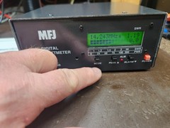 MFJ-826B Digital SWR / Wattmeter ! 1.8 to 54Mhz , 1500watts ! ! Very Nice !