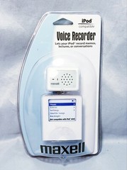 Maxell Voice Recorder iPod Record Memos New