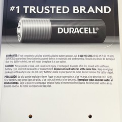 Duracell Coppertop 9V Alkaline Batteries 9 Volt – 8 Pack X 2 NEW SEALED