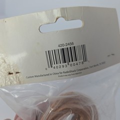 RadioShack – 24-Foot Speaker Cable – 18-Gauge – Tinned Stripped End Vintage