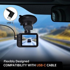 E-YEEGER Dash Cam Front and Rear, 2.5K Dual Dash Camera for Cars, 2560P Mini …