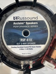 Resound Acclaim Speakers In Wall Or Ceiling Speakers Used No Box ￼