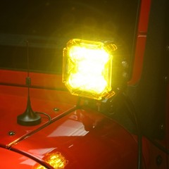 AUXBEAM 4″ LED Driving Light Pods w/ DRL Turn Signal Offroad Cube Ditch Lights