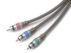 KnuKonceptz Double Shieled OFC RCA Component Video Cable Gold Plated 17′ 5M